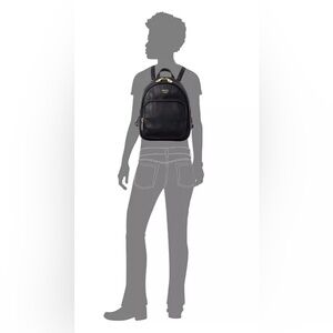 Guess Rylan Medium Black Faux-leather Backpack. NWT